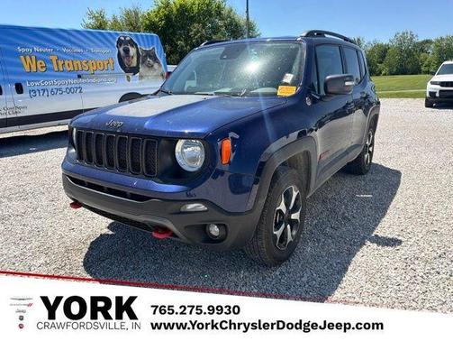 Jetset Blue Clearcoat 2021 Jeep Renegade Trailhawk