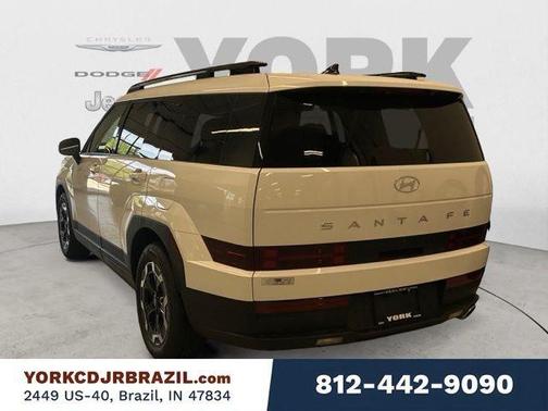 Serenity White 2025 Hyundai SANTA FE SEL 2.4