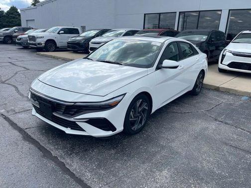Serenity White 2025 Hyundai ELANTRA SEL