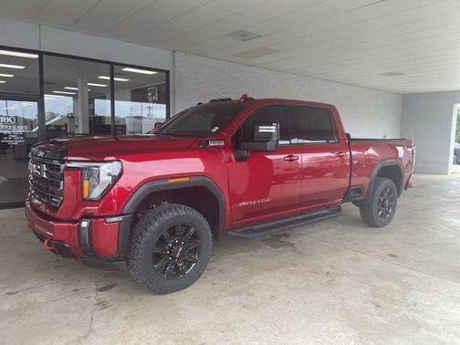 Volcanic Red Tintcoat 2024 GMC Sierra 2500 AT4