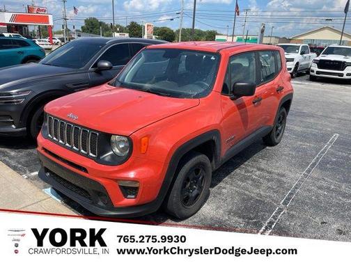 Orange 2019 Jeep Renegade Sport
