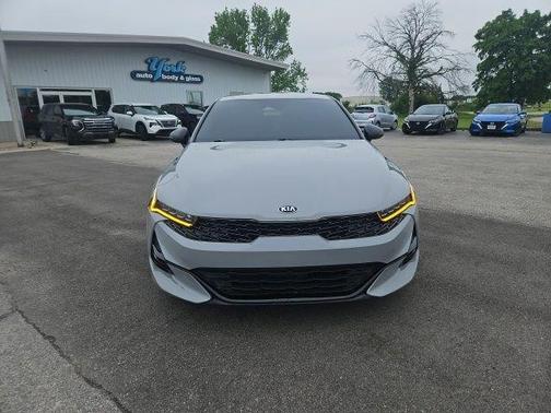 Gray 2021 Kia K5 GT-Line