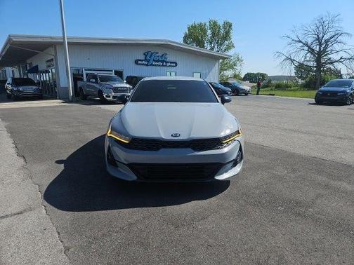 Gray 2021 Kia K5 GT-Line