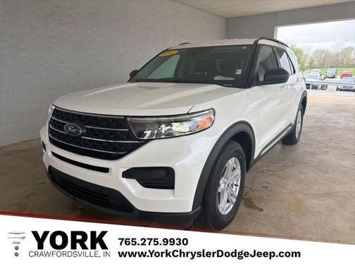 STAR WHITE MET TRI-COAT 2022 Ford Explorer XLT