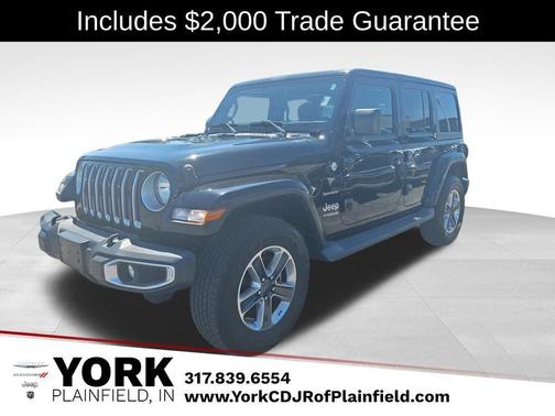 Black Clearcoat 2019 Jeep Wrangler Unlimited Sahara
