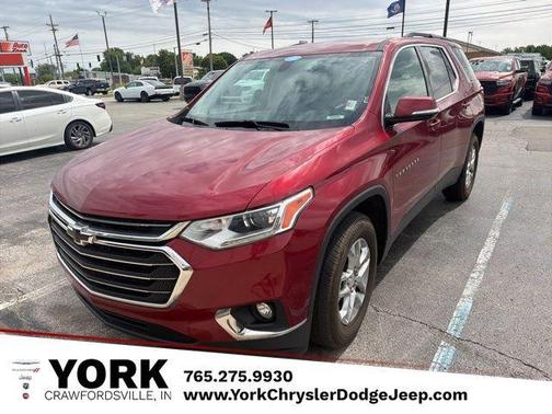 Cajun Red Tintcoat 2019 Chevrolet Traverse LT Cloth