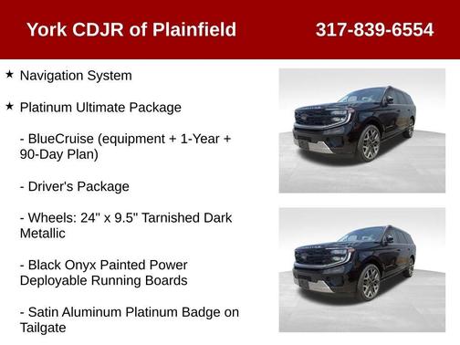 AGATE BLACK METALLIC 2026 Ford Expedition Platinum