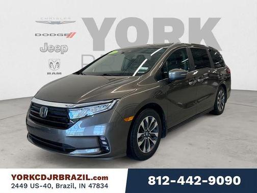 Brown 2021 Honda Odyssey EX-L