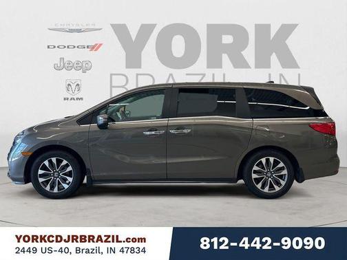 Brown 2021 Honda Odyssey EX-L