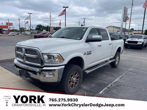 Bright White Clearcoat 2017 RAM 2500 Laramie Crew Cab 4x4 6'4' Box