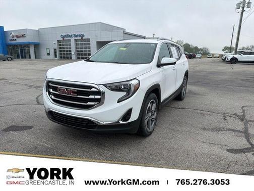 Summit White 2021 GMC Terrain SLT