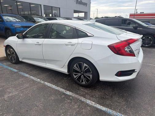 White 2018 Honda Civic EX-L