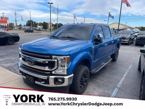 Velocity Blue Metallic 2020 Ford F-250 XLT