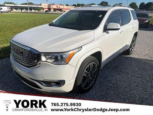 White Frost Tricoat 2019 GMC Acadia Denali