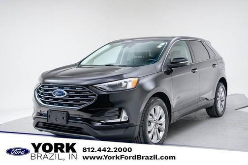 AGATE BLACK METALLIC 2024 Ford Edge Titanium