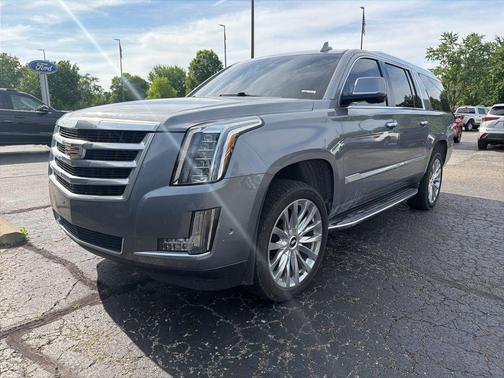 Satin Steel Metallic 2019 Cadillac Escalade ESV Luxury