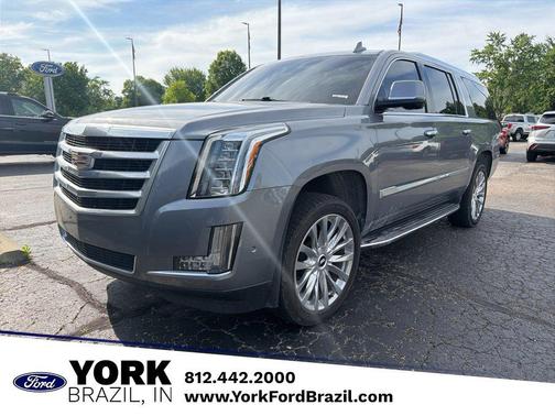 Satin Steel Metallic 2019 Cadillac Escalade ESV Luxury