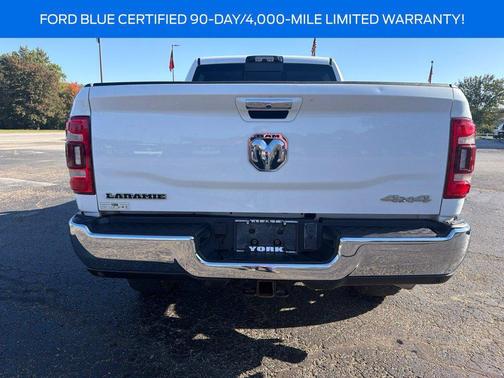 Bright White Clearcoat 2022 RAM 3500 Laramie Crew Cab 4x4 6'4' Box