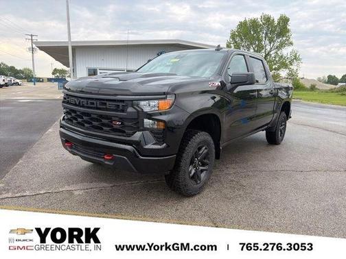 Black 2026 Chevrolet Silverado 1500 Custom Trail Boss