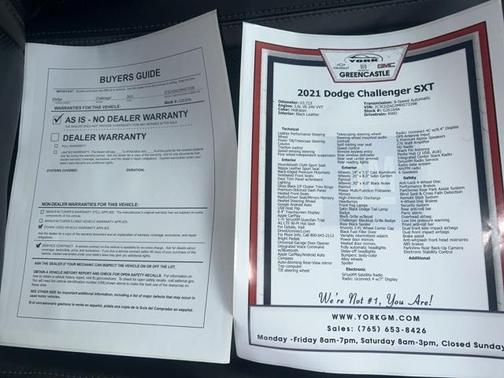 2021 Dodge Challenger SXT
