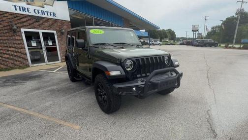 Sarge Green Clearcoat 2021 Jeep Wrangler Willys