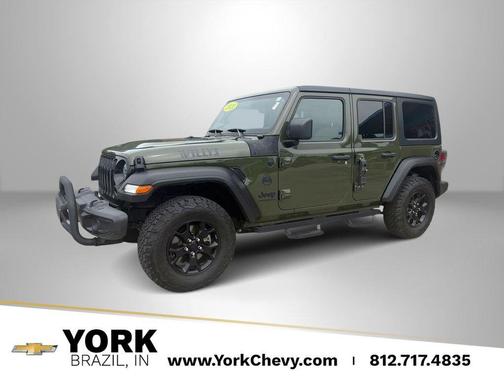 Sarge Green Clearcoat 2021 Jeep Wrangler Willys
