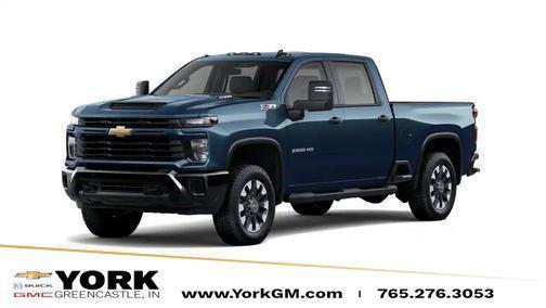 Lakeshore Blue Metallic 2026 Chevrolet Silverado 2500 Custom