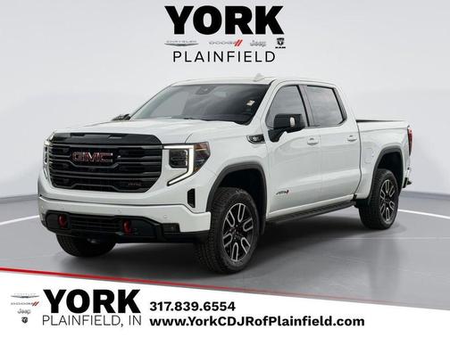 Summit White 2025 GMC Sierra 1500 AT4