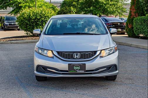 Alabaster Silver Metallic 2015 Honda Civic LX