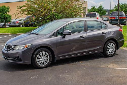 Modern Steel Metallic 2015 Honda Civic LX