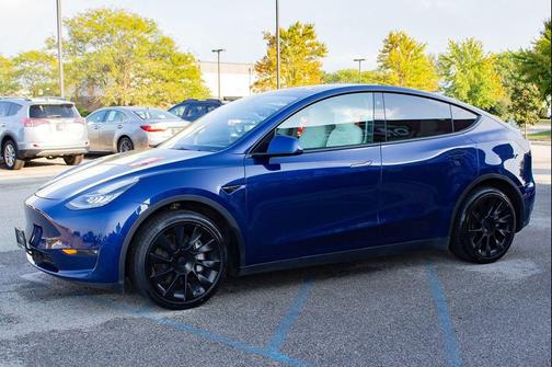 Deep Blue Metallic 2021 Tesla Model Y Long Range Dual Motor All-Wheel Drive
