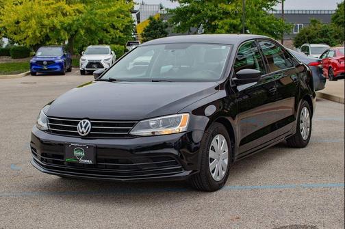 Black 2015 Volkswagen Jetta Auto S w/Technology