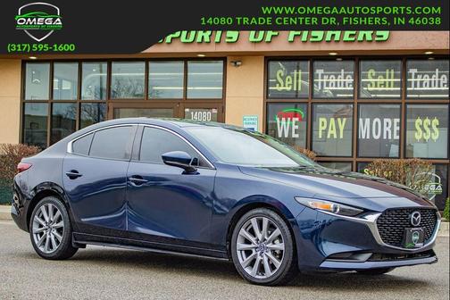 Deep Crystal Blue Mica 2021 Mazda Mazda3 FWD w/Select Package