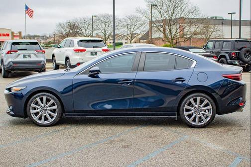 Deep Crystal Blue Mica 2021 Mazda Mazda3 FWD w/Select Package