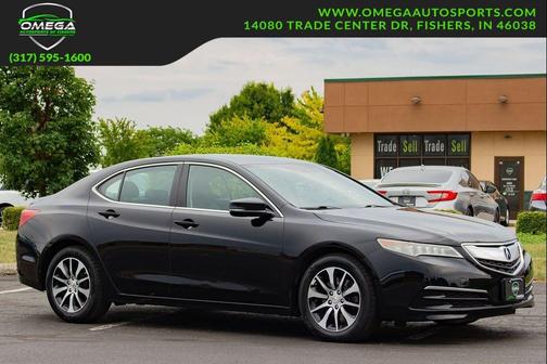 Crystal Black Pearl 2016 Acura TLX Tech