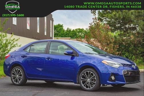 Blue Crush Metallic 2016 Toyota Corolla S Plus