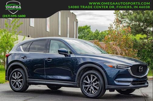 Deep Crystal Blue Mica 2017 Mazda CX-5 Grand Touring