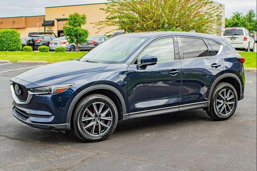 Deep Crystal Blue Mica 2017 Mazda CX-5 Grand Touring