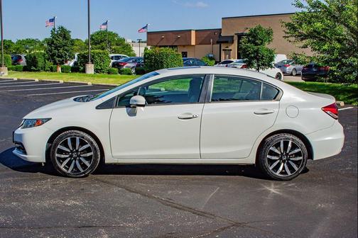 White Orchid Pearl 2015 Honda Civic EX-L