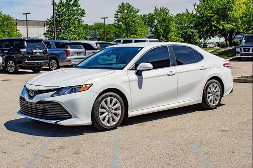 Super White 2020 Toyota Camry LE