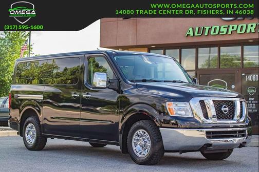Super Black 2016 Nissan NV Passenger NV3500 HD S V8