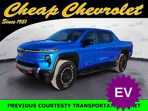 Riptide Blue Metallic 2026 Chevrolet Silverado EV Trail Boss