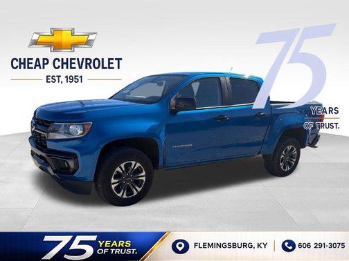 Bright Blue Metallic 2022 Chevrolet Colorado Z71