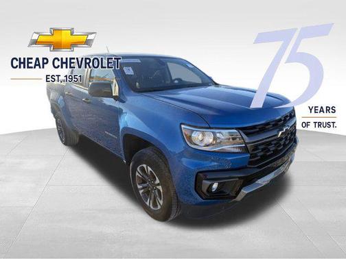 Bright Blue Metallic 2022 Chevrolet Colorado Z71