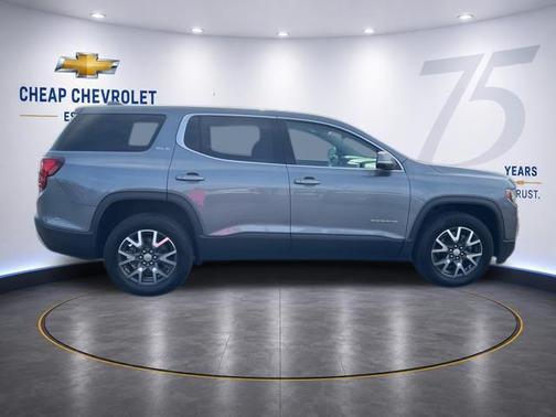 Satin Steel Metallic 2021 GMC Acadia AWD SLE