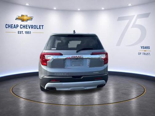 Satin Steel Metallic 2021 GMC Acadia AWD SLE