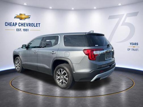 Satin Steel Metallic 2021 GMC Acadia AWD SLE