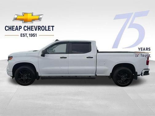 Summit White 2024 Chevrolet Silverado 1500 Custom