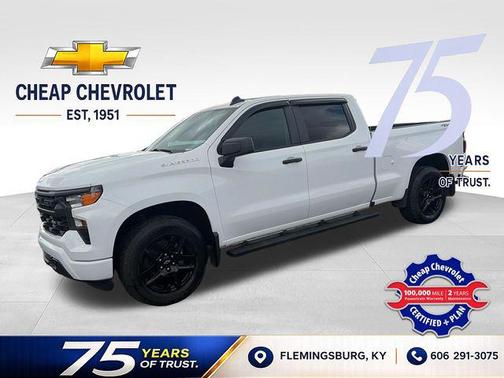 Summit White 2024 Chevrolet Silverado 1500 Custom