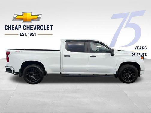 Summit White 2024 Chevrolet Silverado 1500 Custom